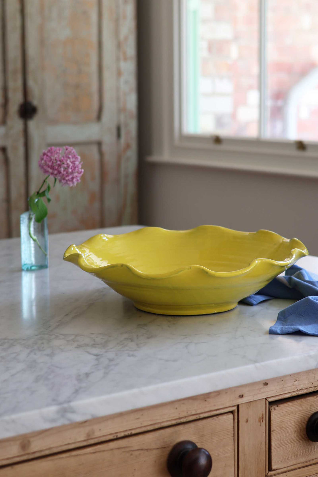 Coupe Wave Lg Bowl / Yellow