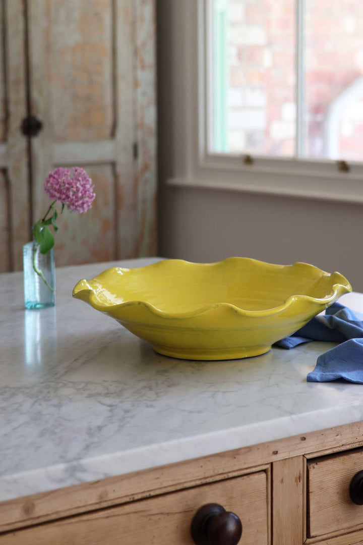 Coupe Wave Lg Bowl / Yellow