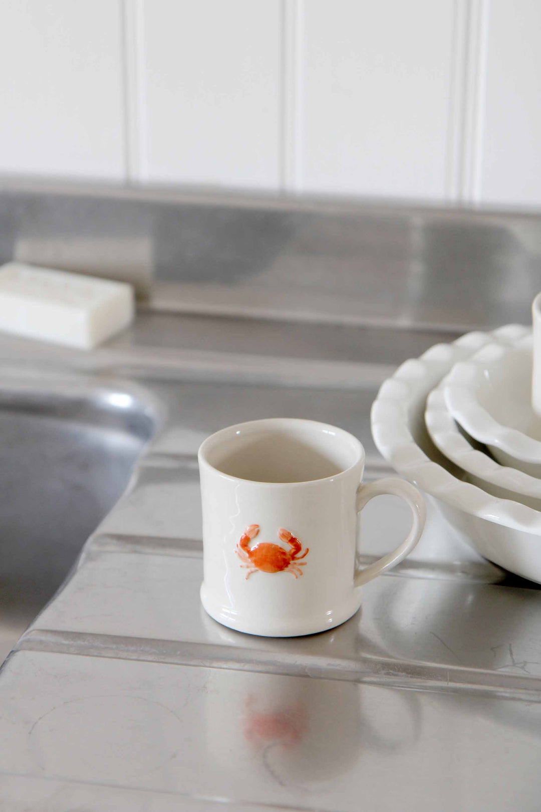Crab Stoneware Mini Mug