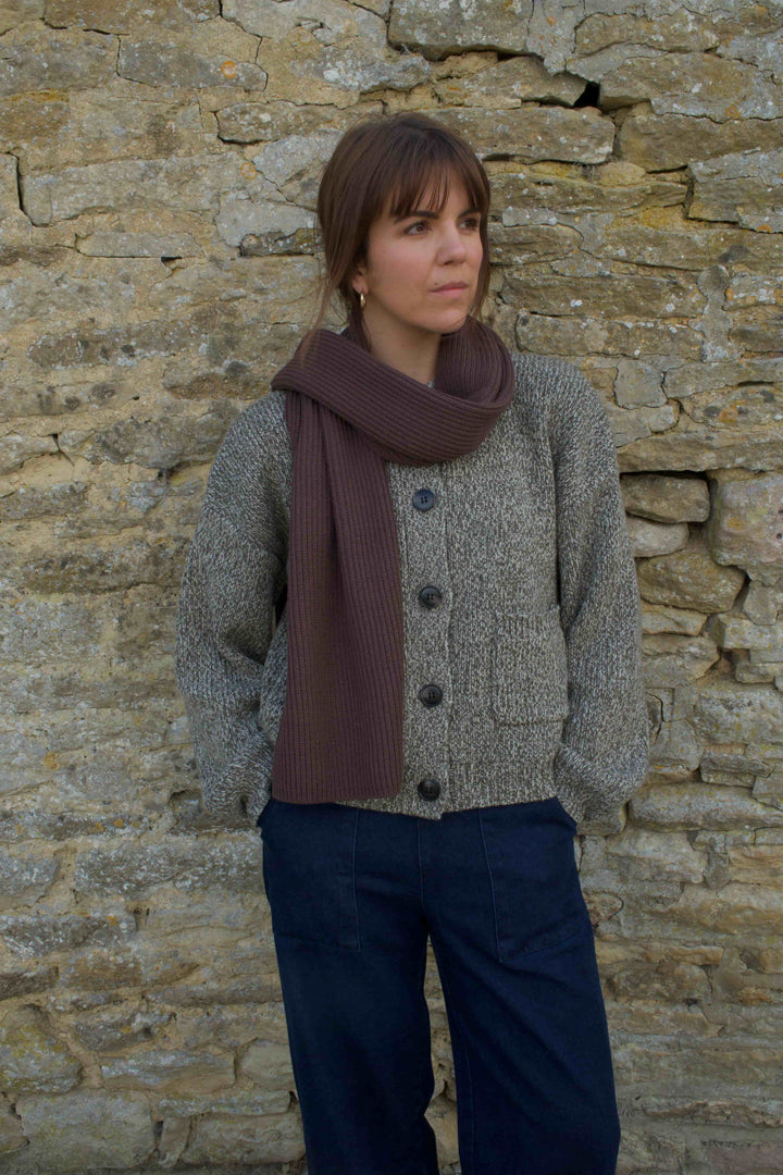 MSCHGaline Rachelle Icon Scarf / Hot Fudge