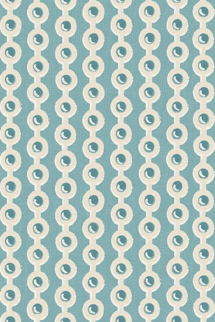 deauville spot wallpaper in celadon blue by domestic science home