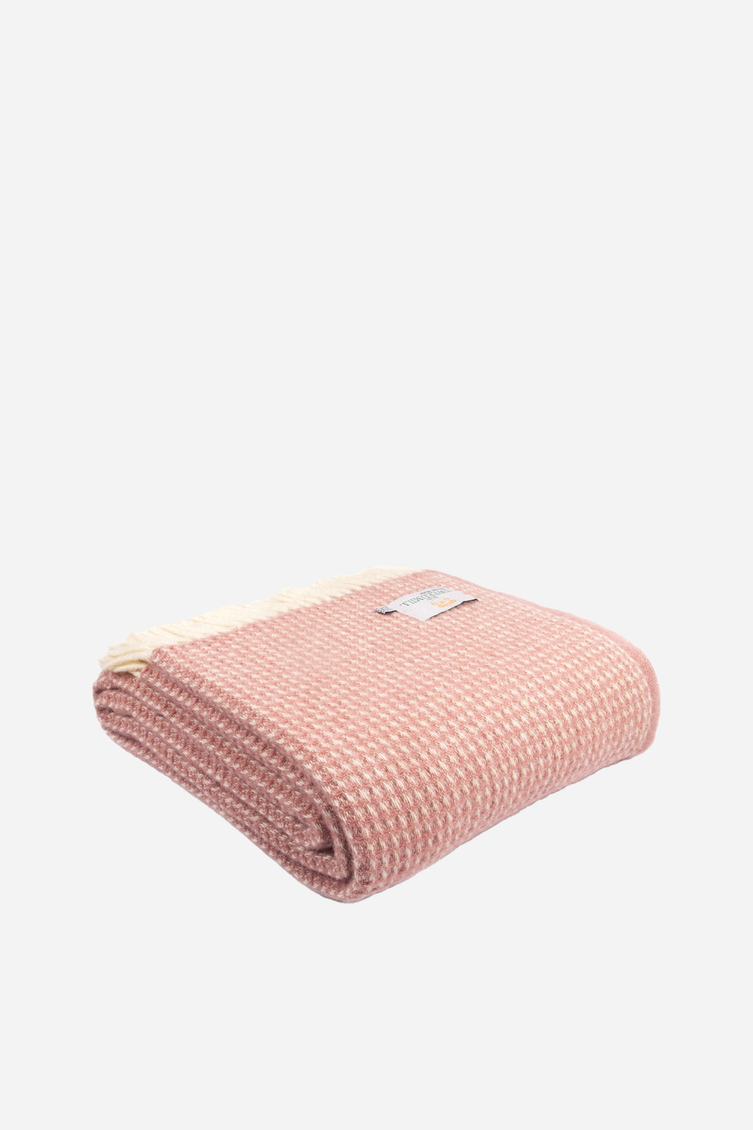 Waffle Wool Throw / Dusty Pink - Domestic Science Home