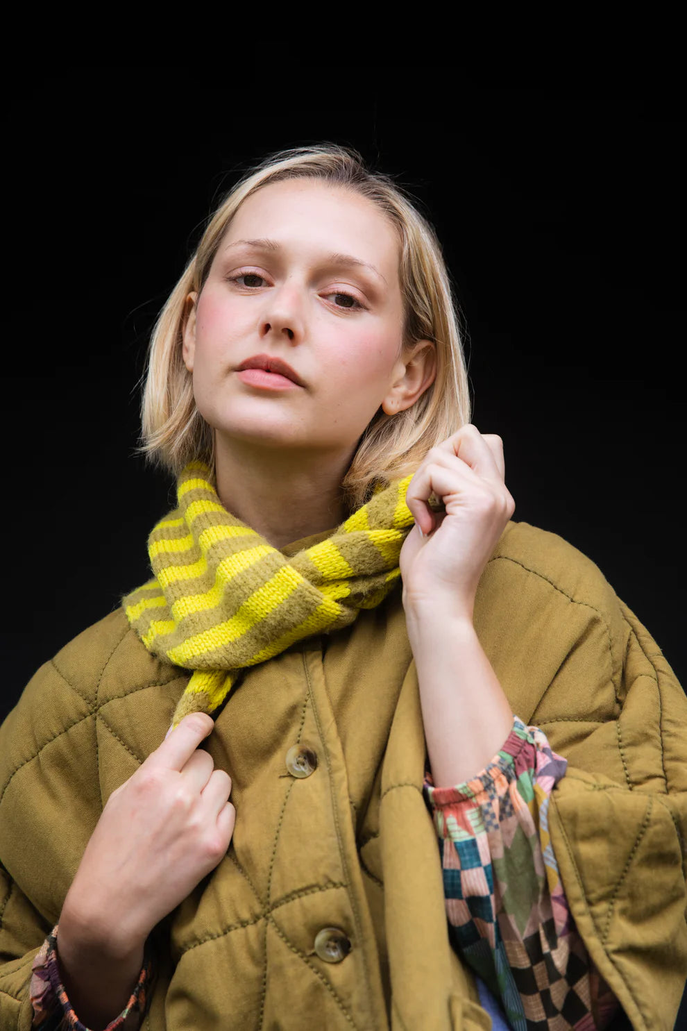 Triangle Scarf / Pine