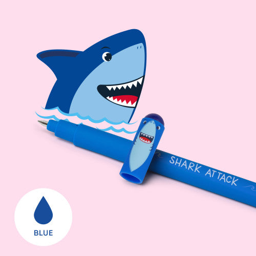 Erasable Pen Shark / Blue