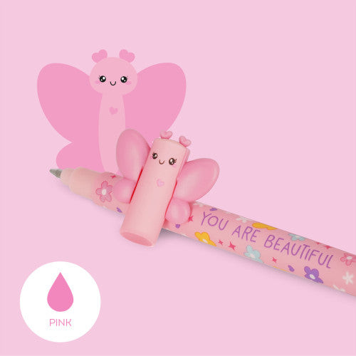 Erasable Pen Butterfly / Pink