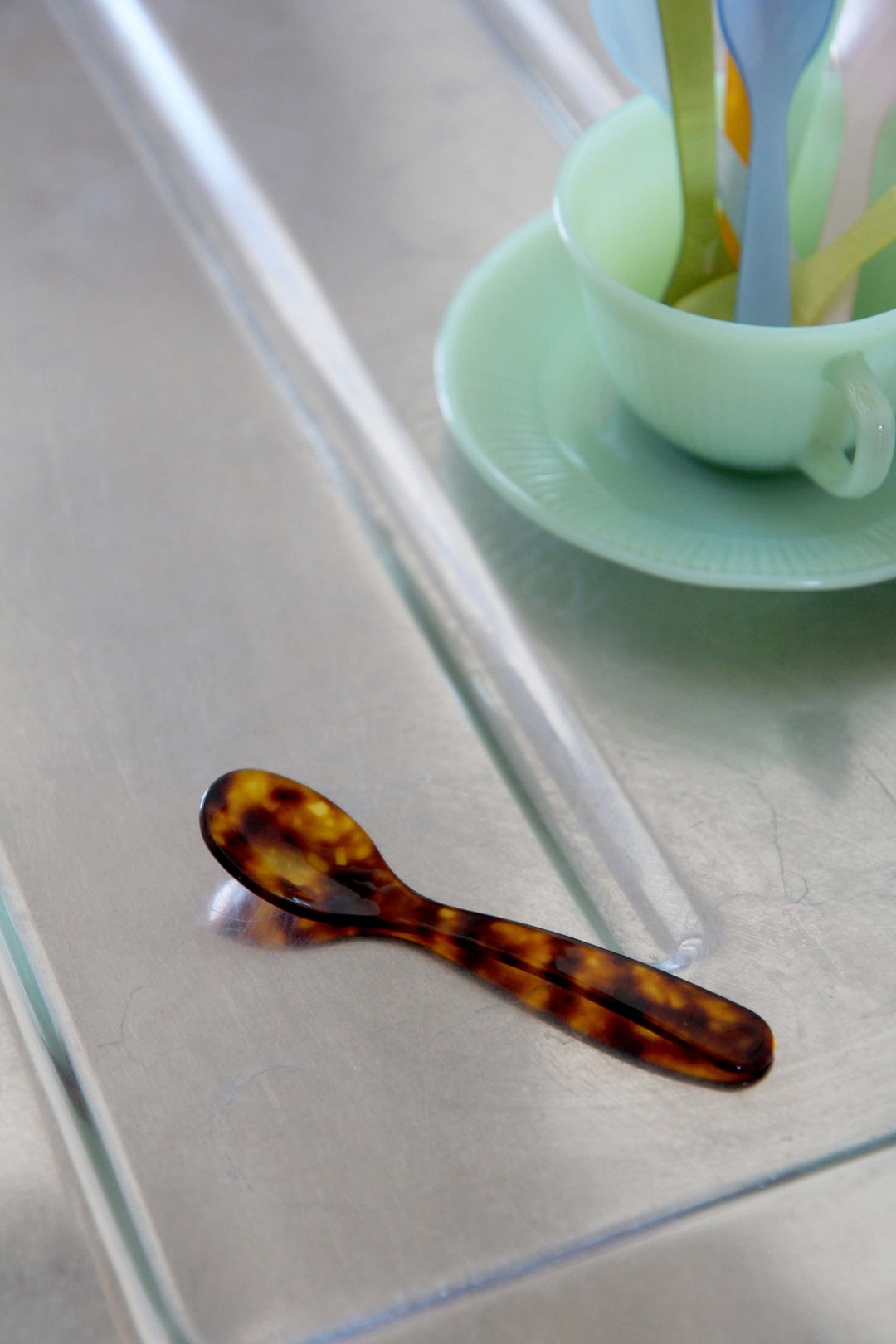 Egg Spoon / Tortoise