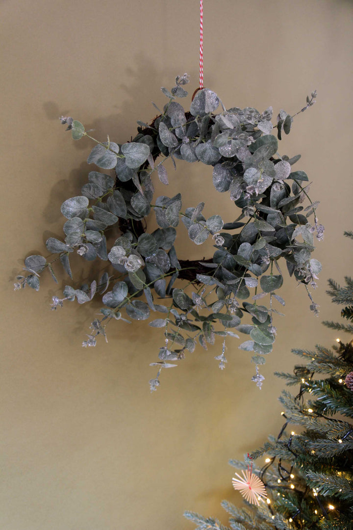 Eucalyptus Glitter Wreath