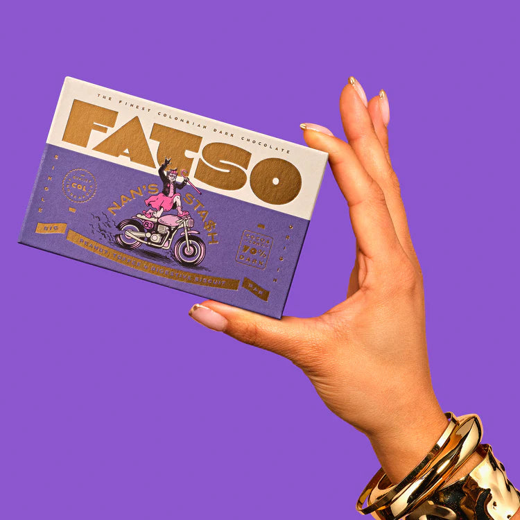 NAN'S STASH BAR / 150g / Peanut, toffee & digestive biscuit