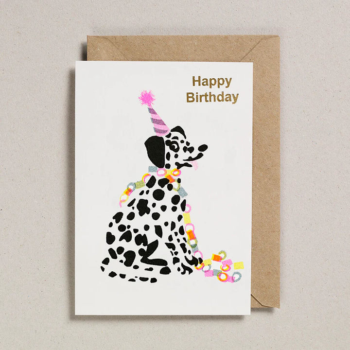 Confetti Pets Card Happy Birthday Dalmation