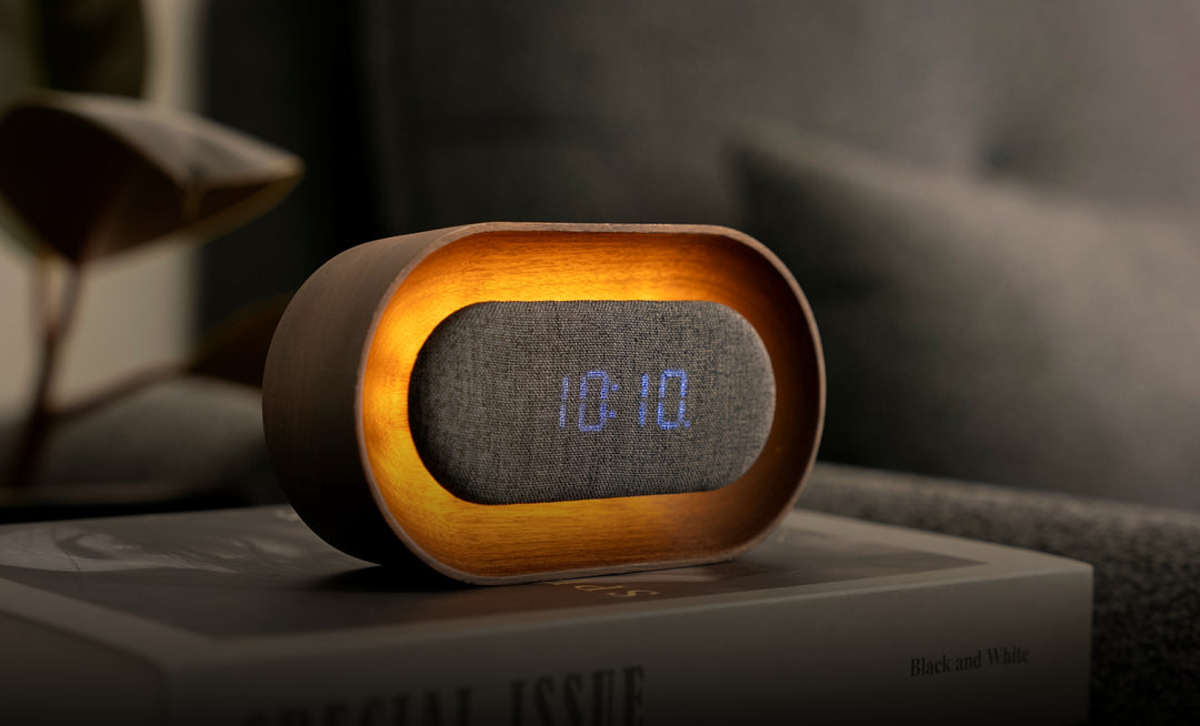 Lumos Clock Oval / Walnut