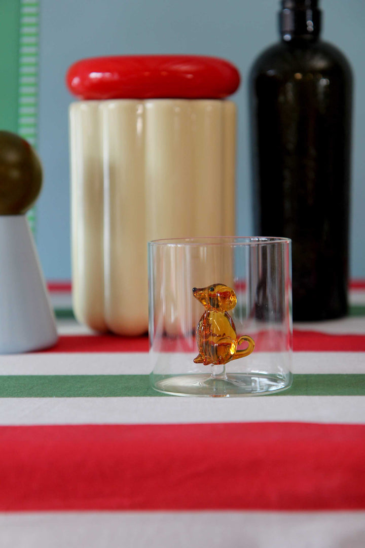 Glass Borosilicate Tumbler / Dog