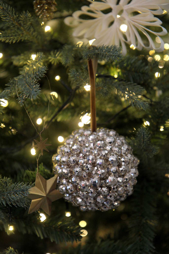 Gold Glitter Kissing Ball