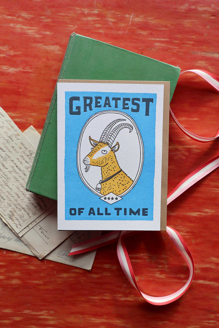 "Greatest of All Time" Goat by Charlotte Farmer