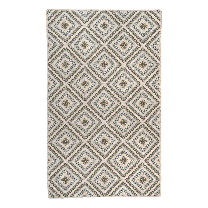 Hedgerow Mosaic Jute Rug  Rectangle - Domestic Science Home