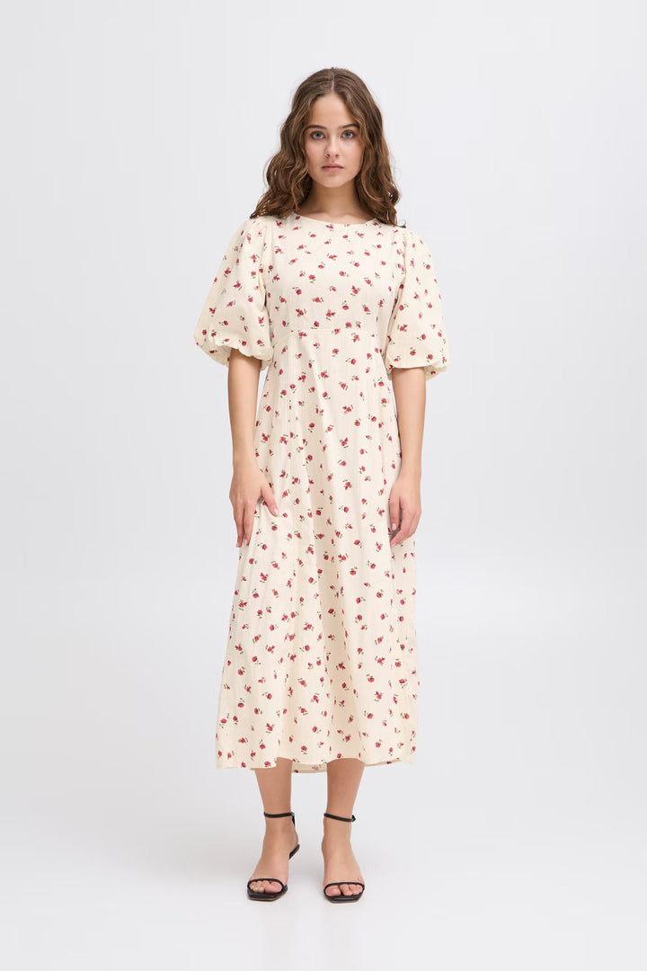 Ihrosey Dress / Geranium Flower