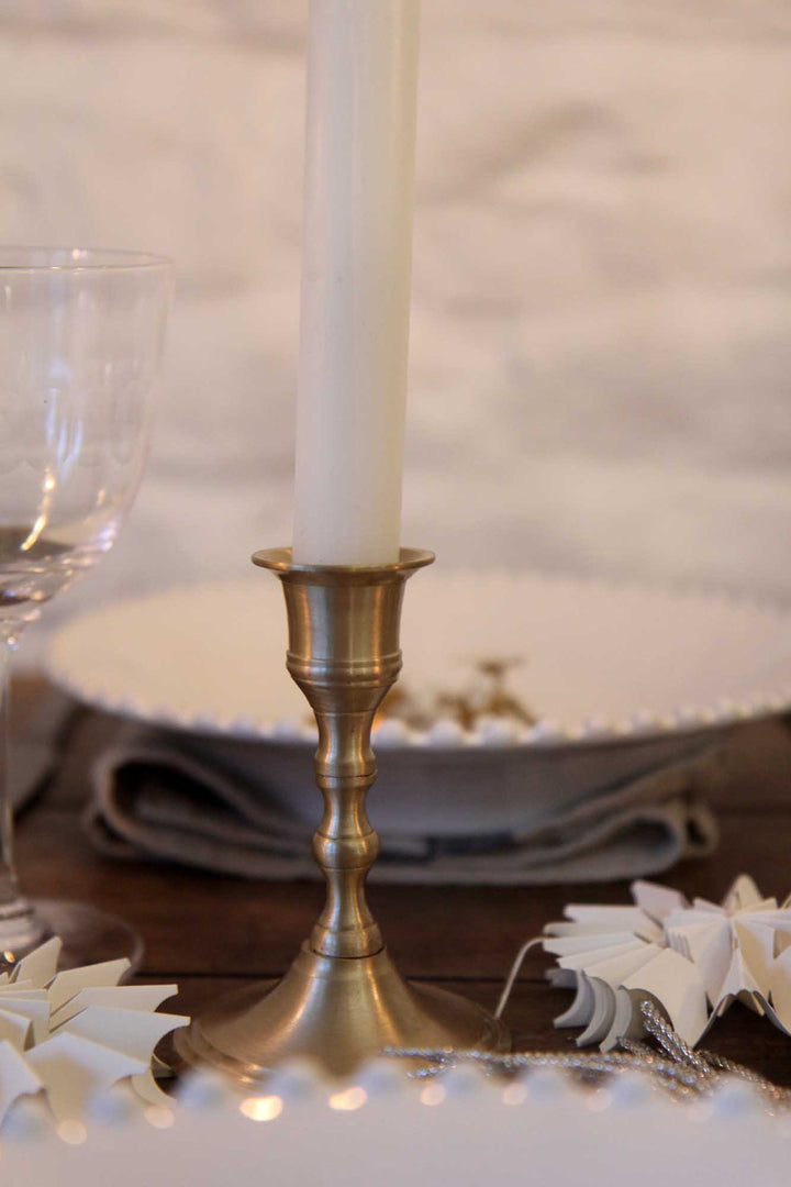 Candle Holder Dinner Brass Tall