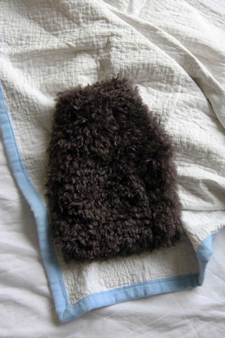 Mini Hot Water Bottle / Cocoa