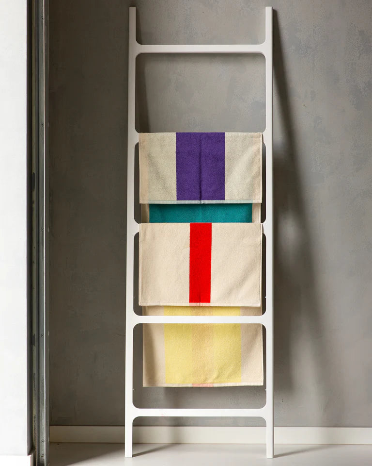 Organic Terry Towel 100% Combed Cotton 50x100 /  Red-Yellow