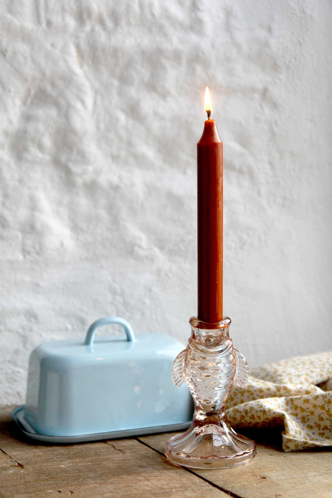 Dinner Candle Rustic Dia:2.2 H:18 / Caramel