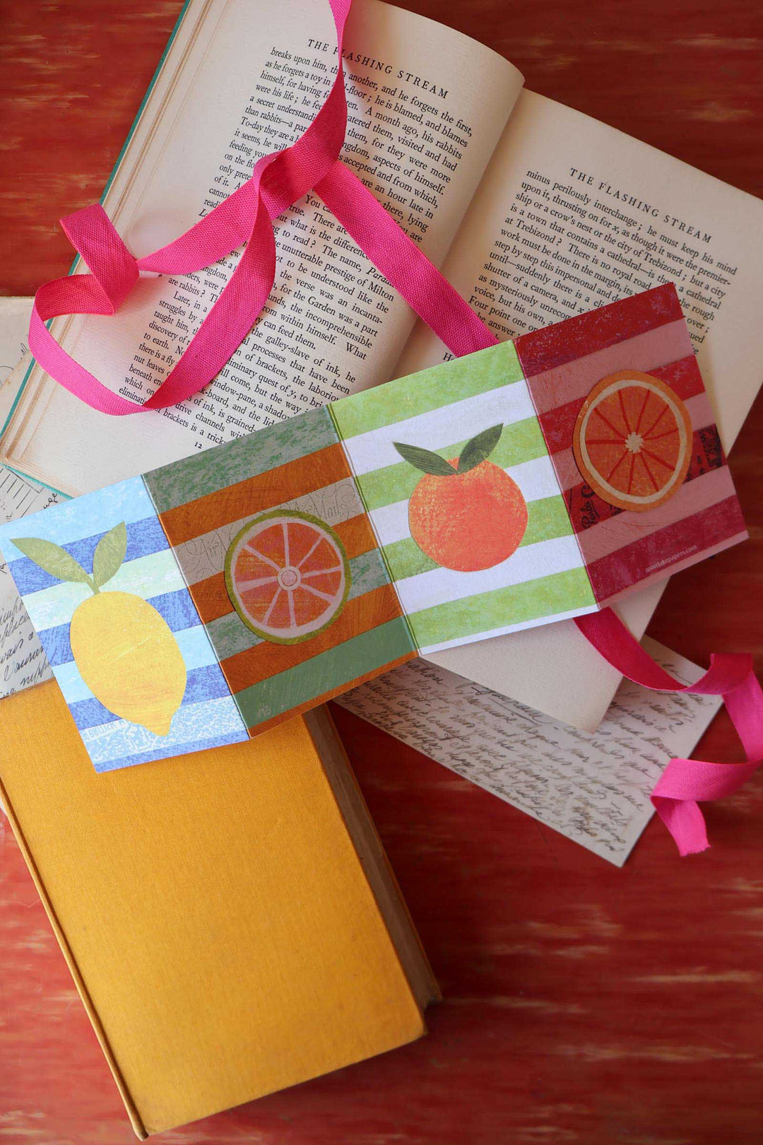 Citrus Concertina Card