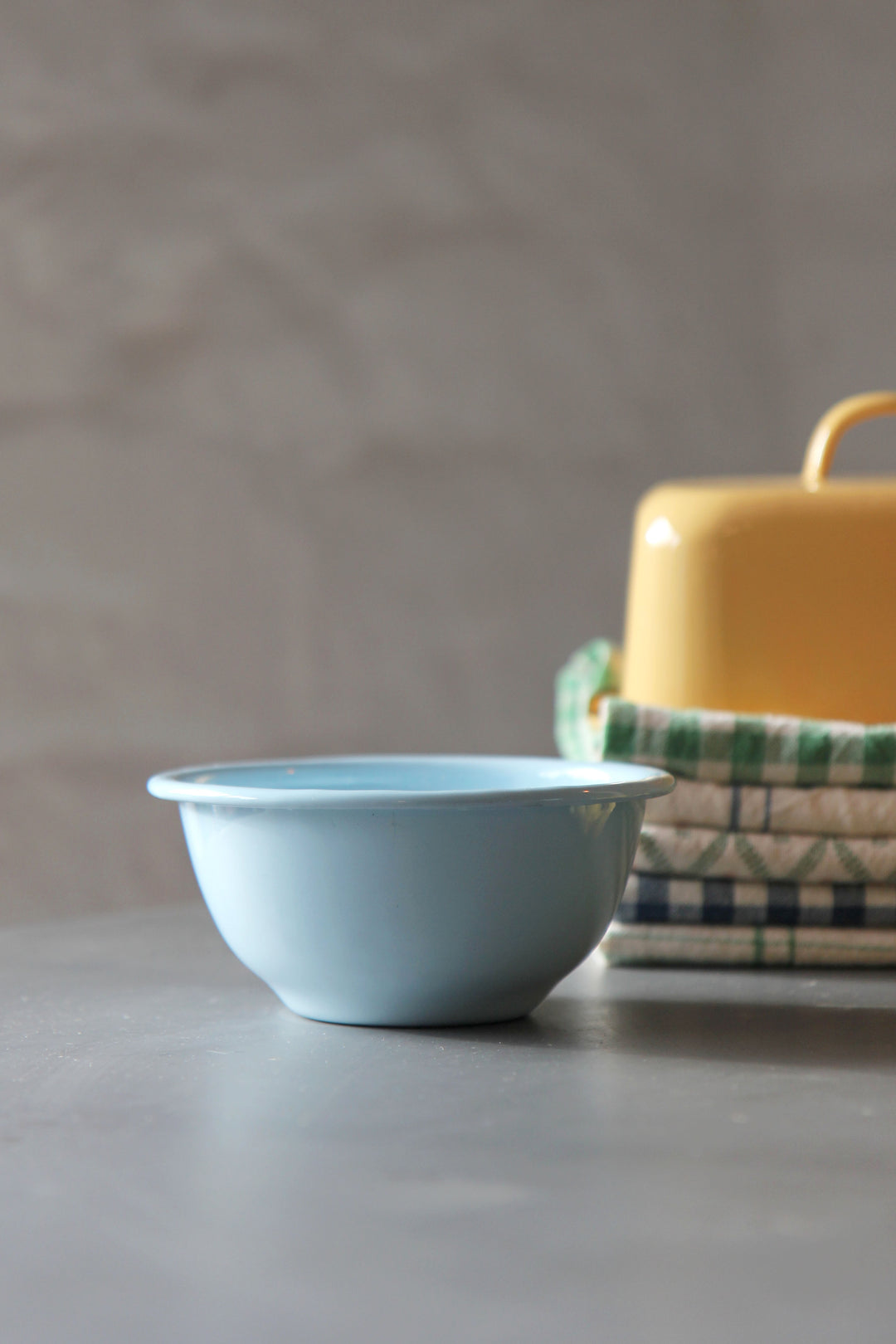 Enamel Musli Bowl / Light Blue