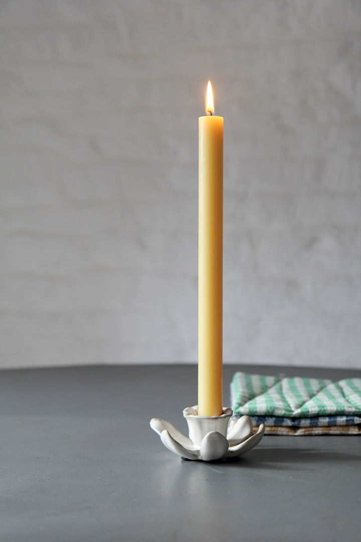 Daffodil Candle Holder / Butter Cream