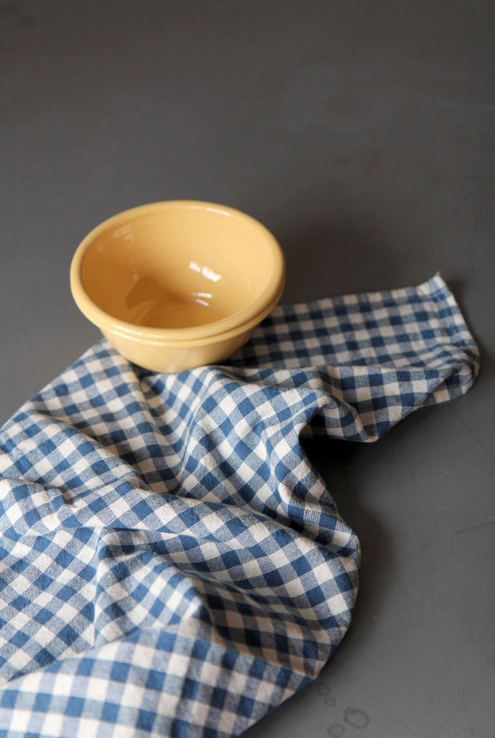 Tea Towel Lucas Blue Check