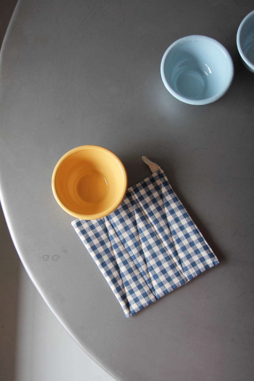 Pot Holder / Lucas Dark Blue Check