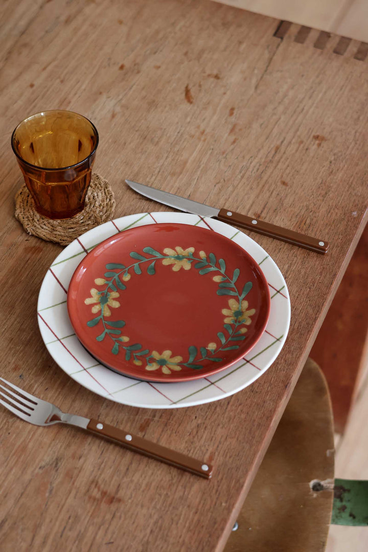 Hand Painted Lunch Plate