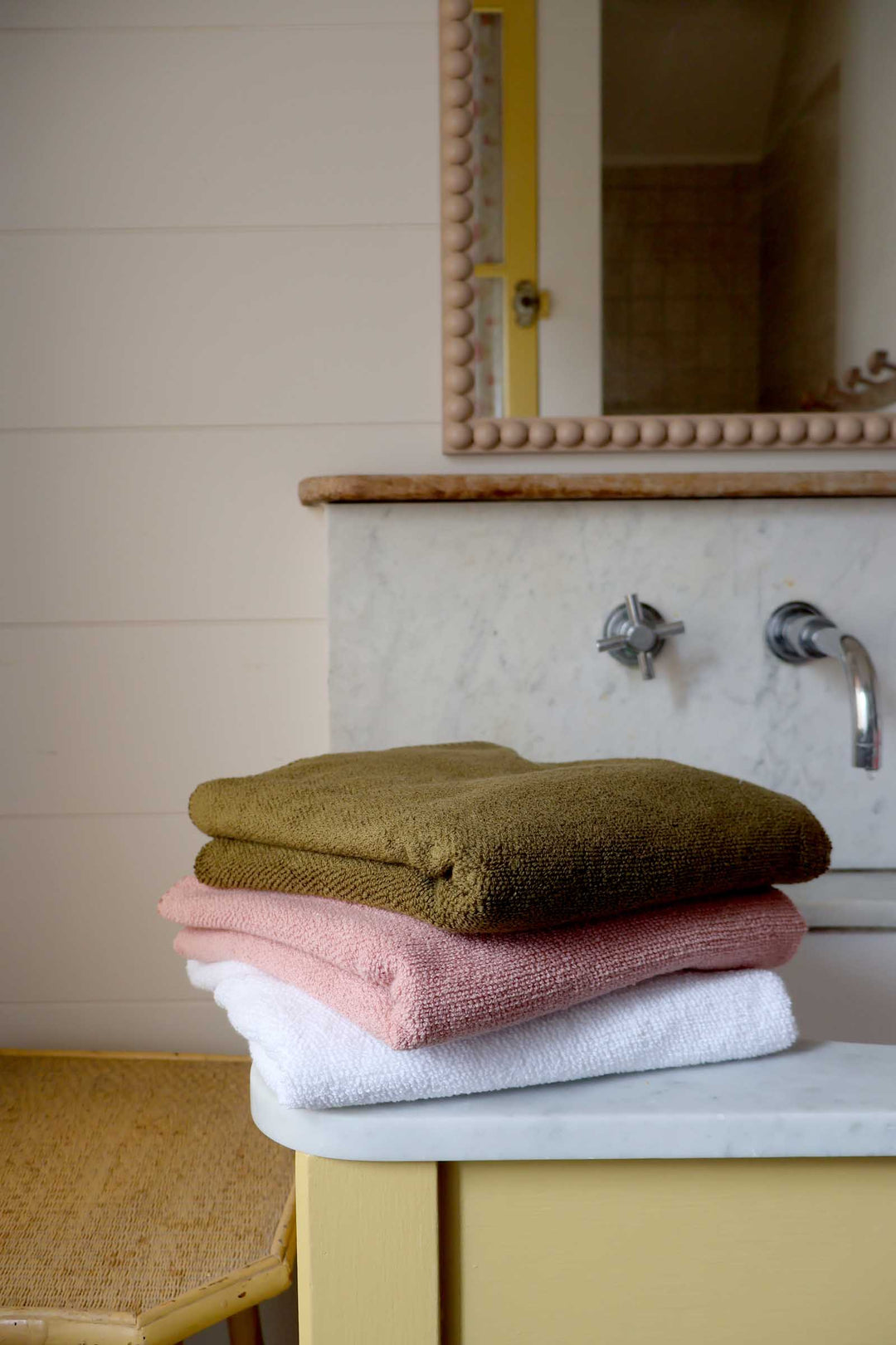 Bora Bath Towel 50x100 / Blanc