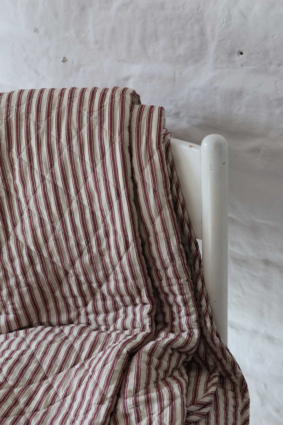 Quilt Sand W/ Dusty Plum Stripes