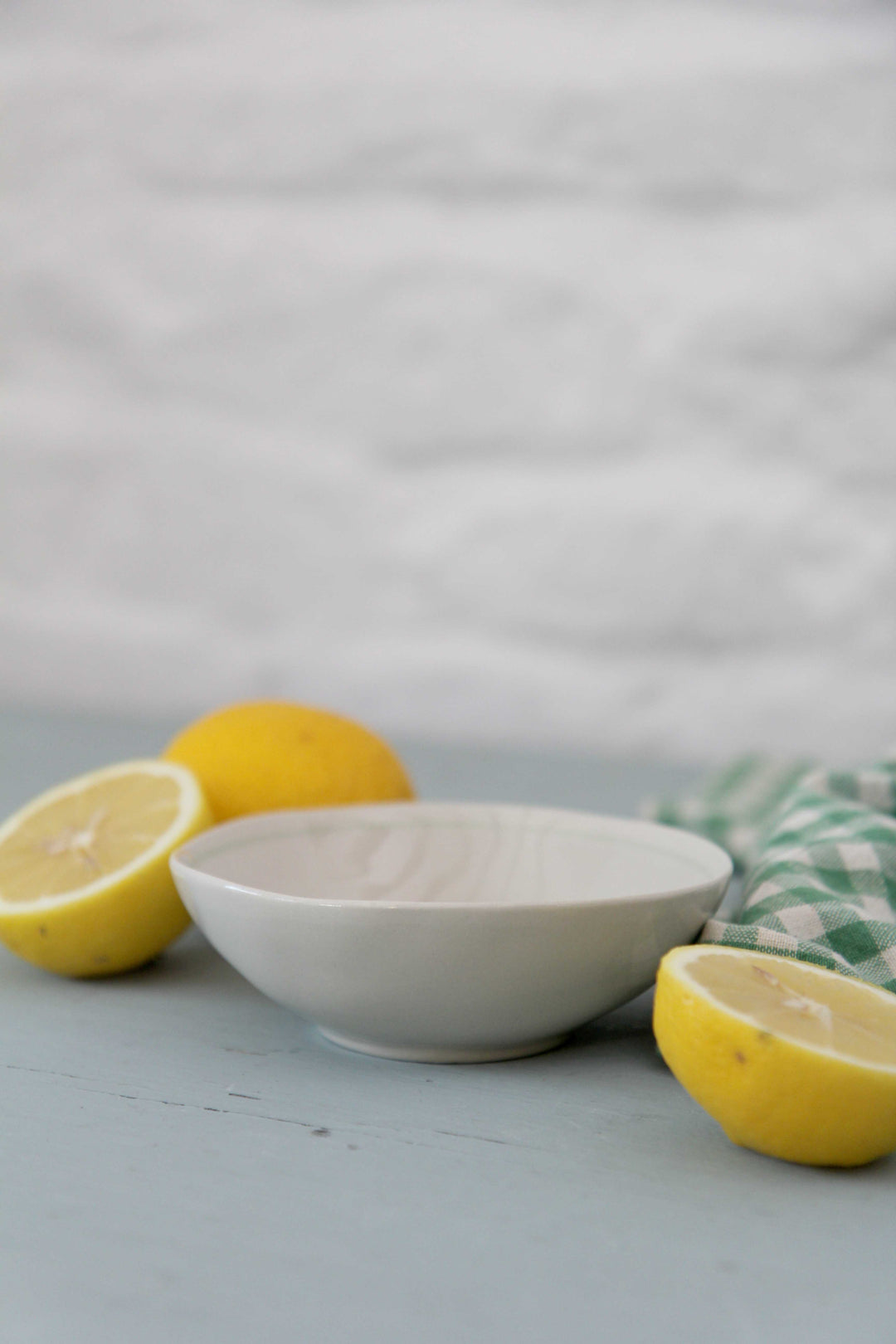 Lemon Hand Painted Stoneware Mini Bowl