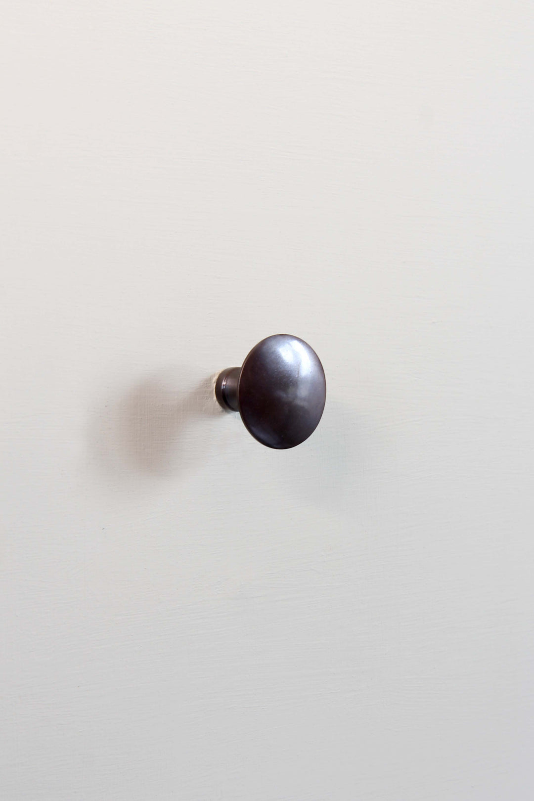 Knob Shutter Bureau Antique Copper on Brass 1" / 25mm