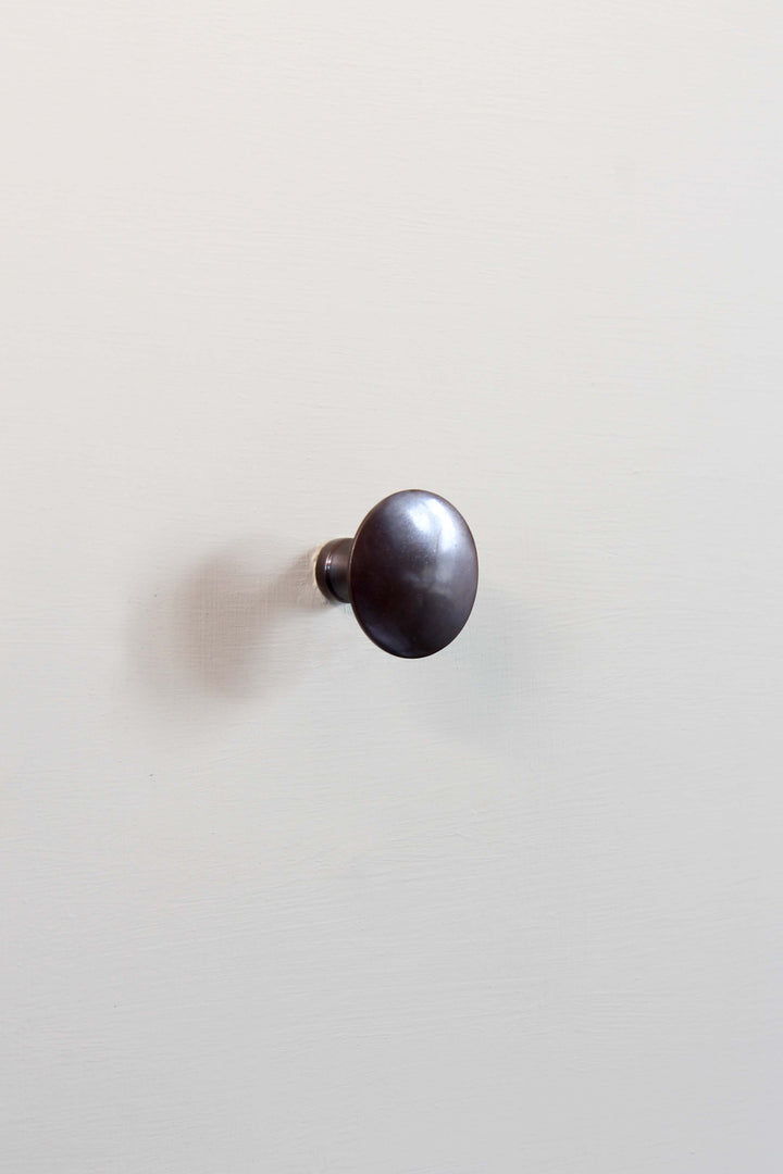 Knob Shutter Bureau Antique Copper on Brass 1" / 25mm