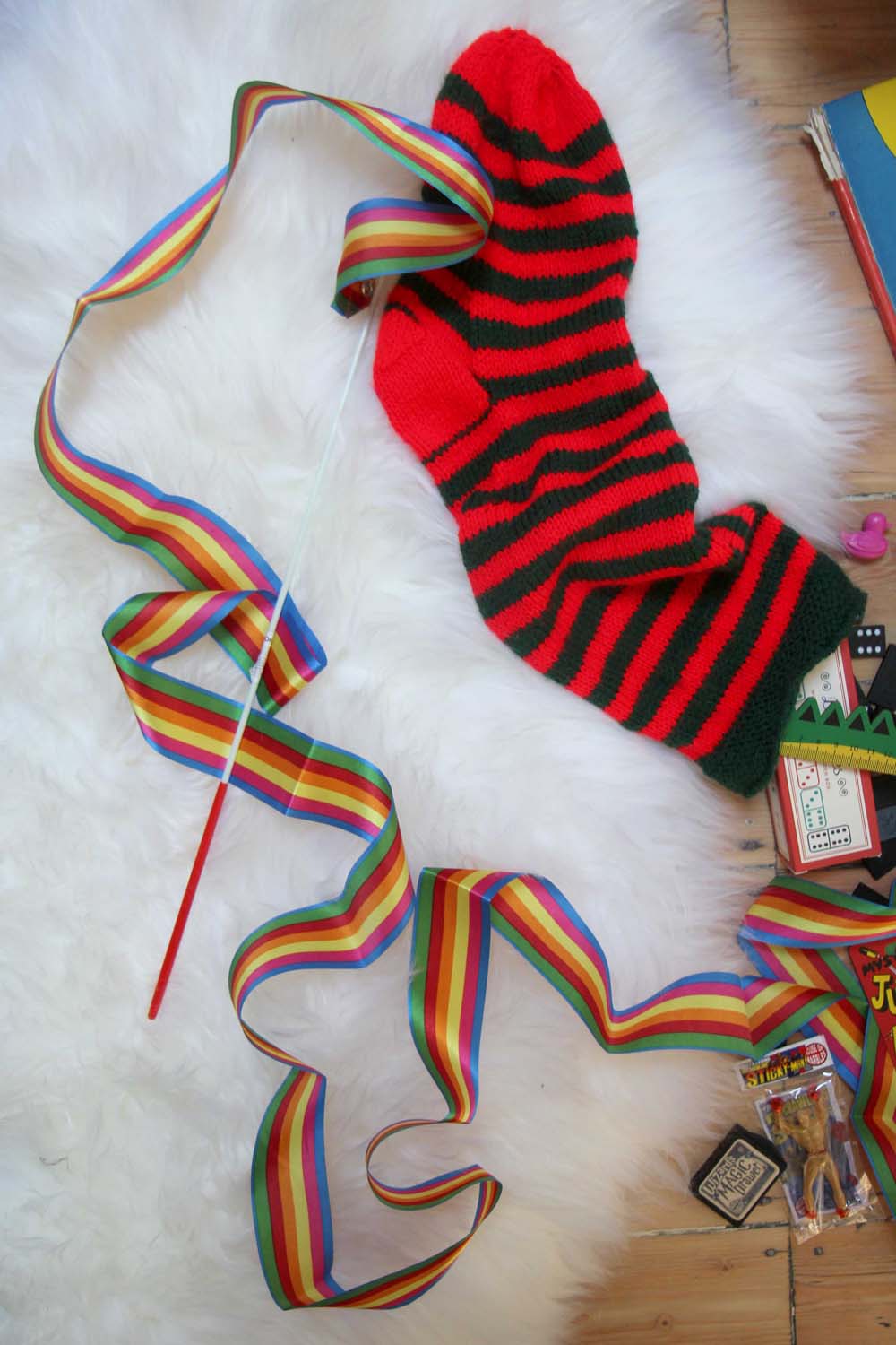 Rainbow Dancer Ribbon Wand