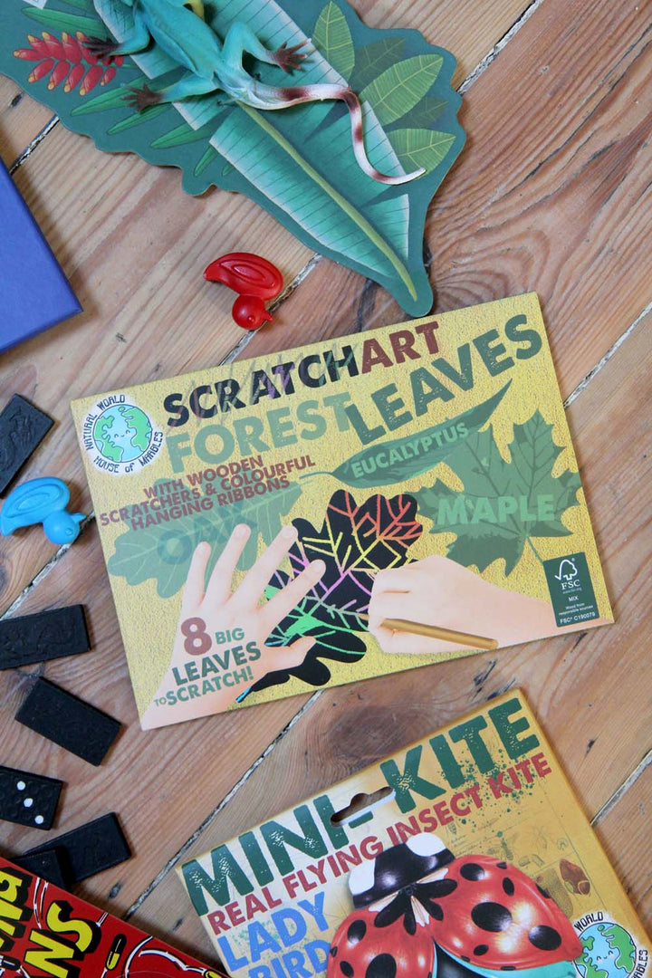 Scratch Art Set / Leaves