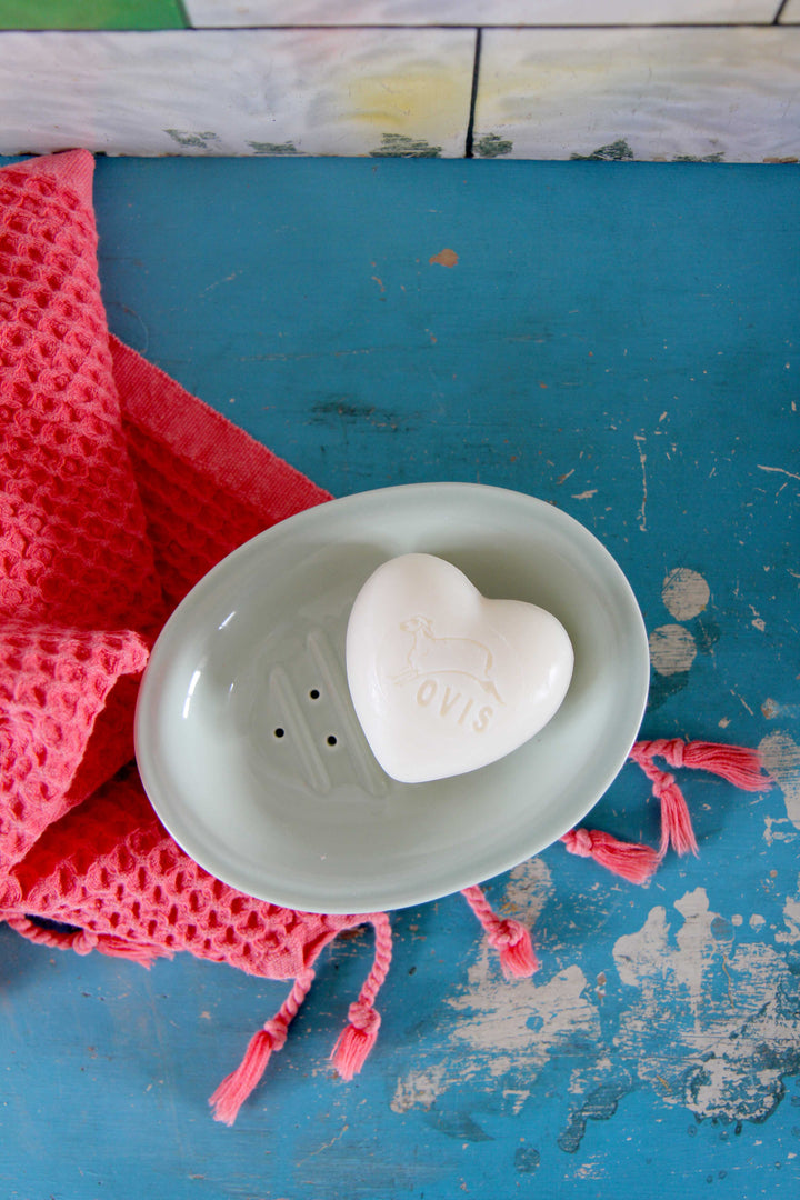 Heart Shaped Soap with Sheeps Milk