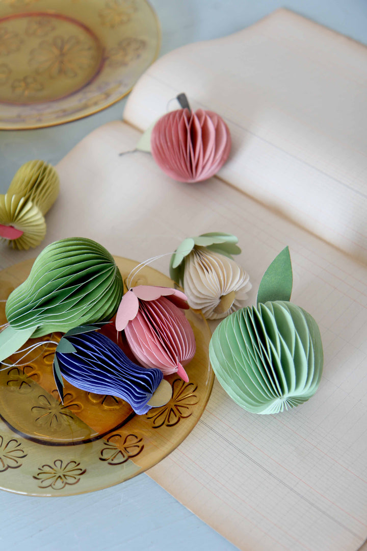 Paper Flowers Herbal / Set of 4