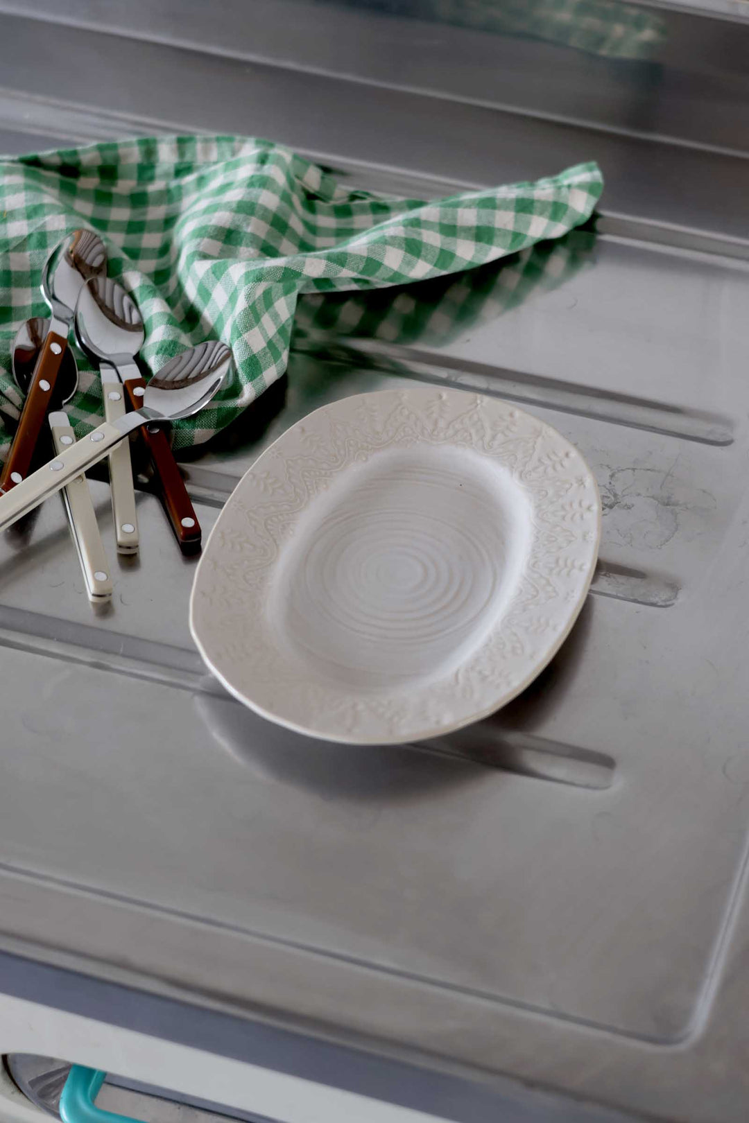 Oval Platter 20 / Blanc Banquise