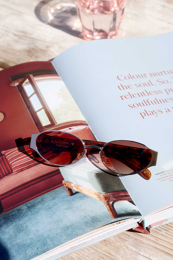 Bella Rosegold Havana Sunglasses