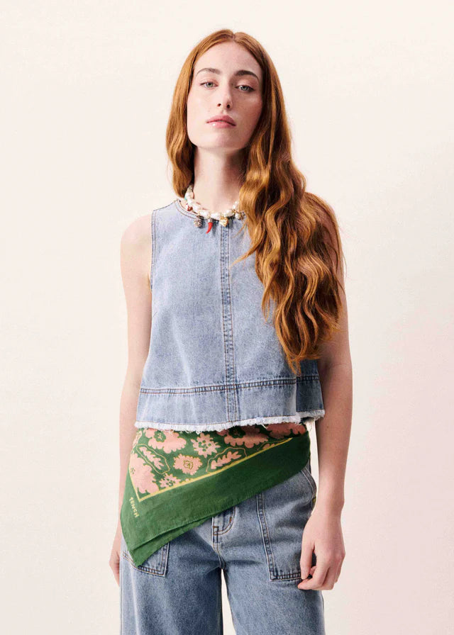 Hannoki Scarf / Vert - Domestic Science Home