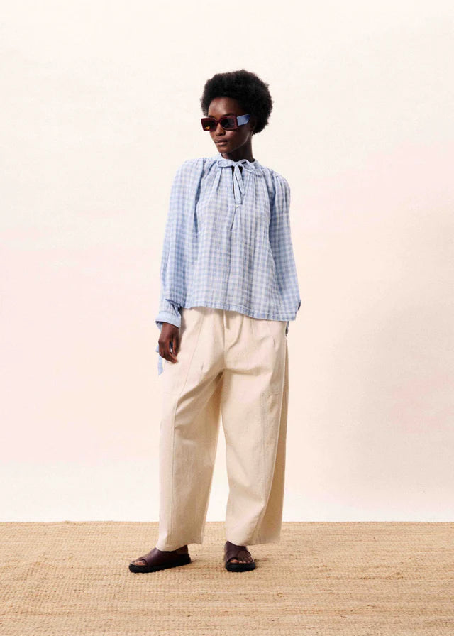 Havasia Blouse / Blue Clair - Domestic Science Home