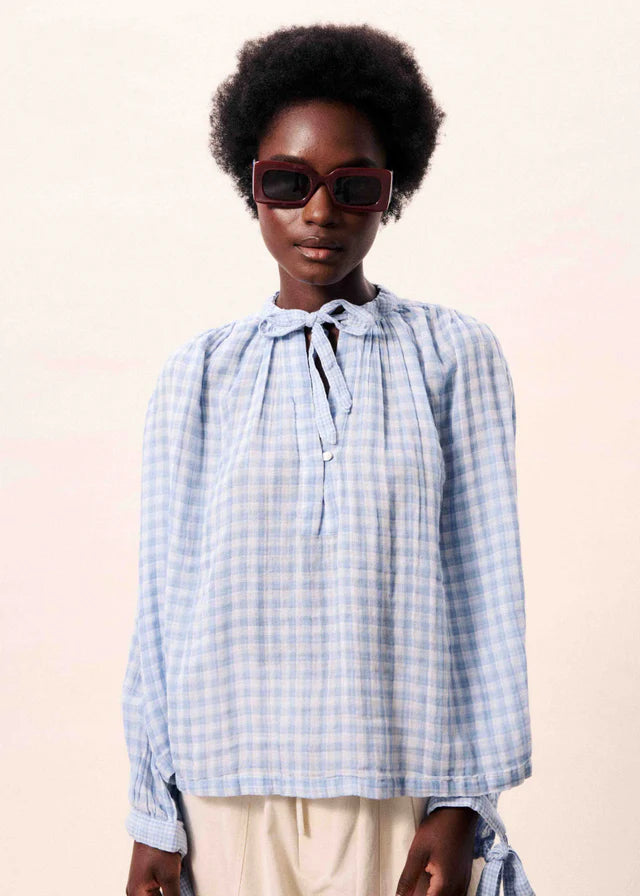 Havasia Blouse / Blue Clair - Domestic Science Home
