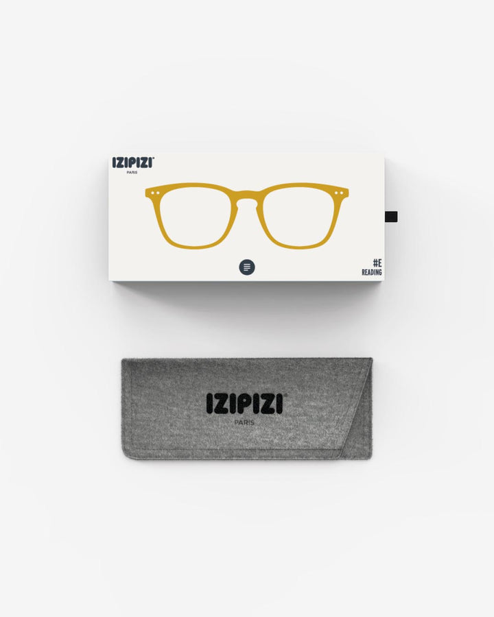 izipizi golden green reading glasses shape E