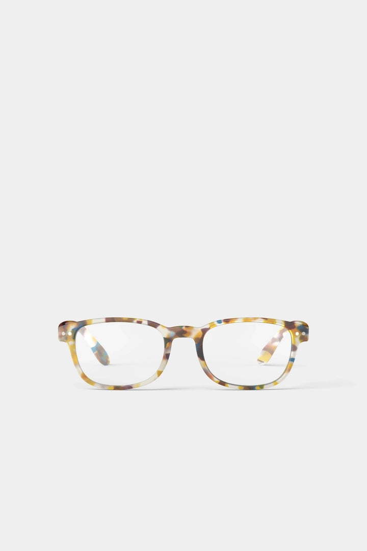 izipizi reading glasses shape B in blue tortoise