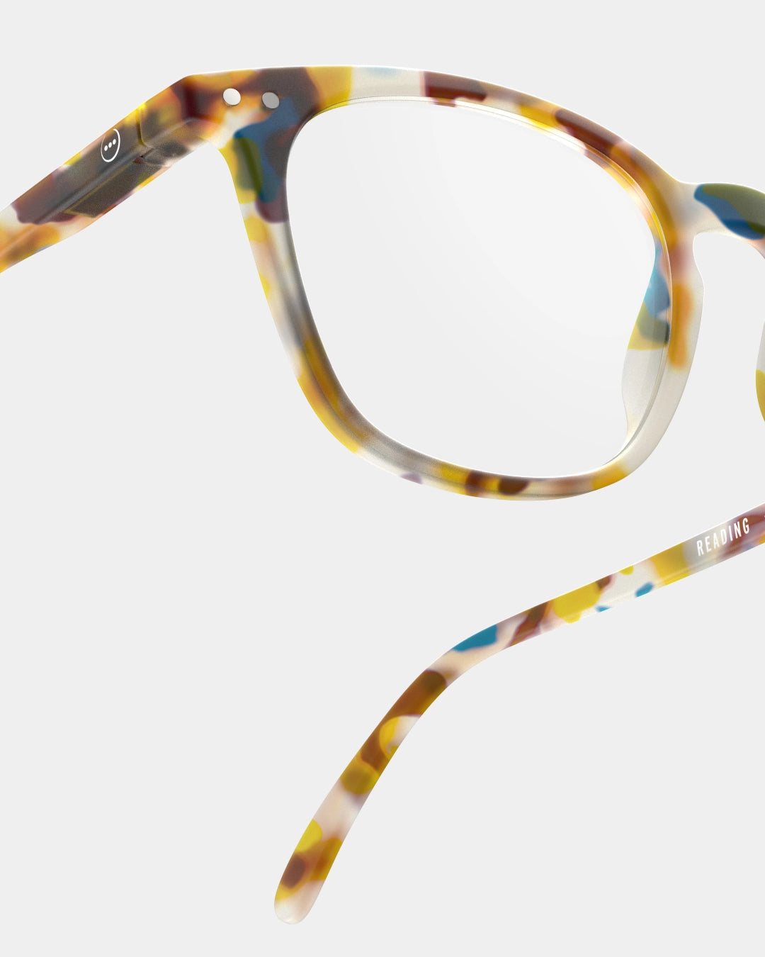 izipizi reading glasses shape E in blue tortoise lens
