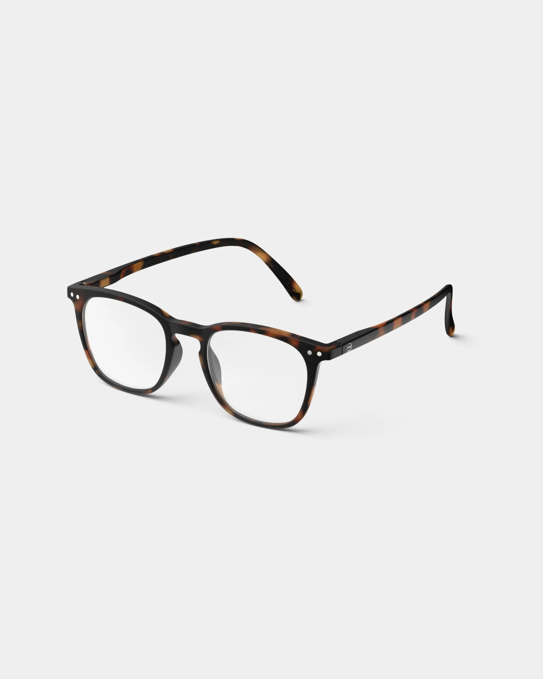 izipizi reading glasses shape E in tortoise side view