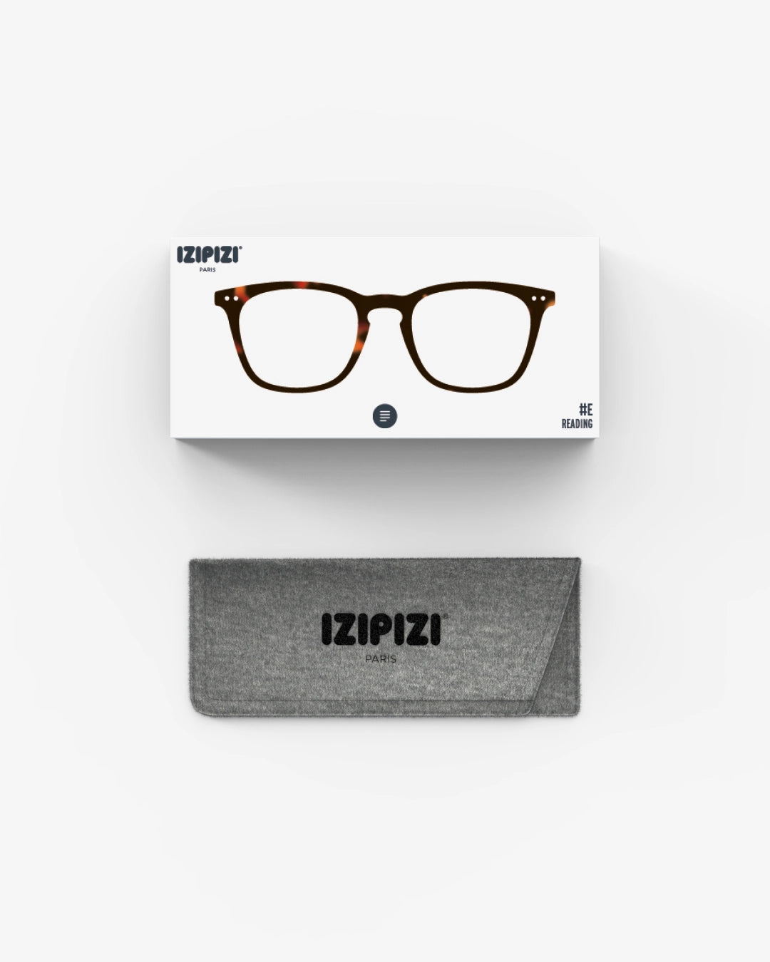 izipizi reading glasses shape E in tortoise boxed