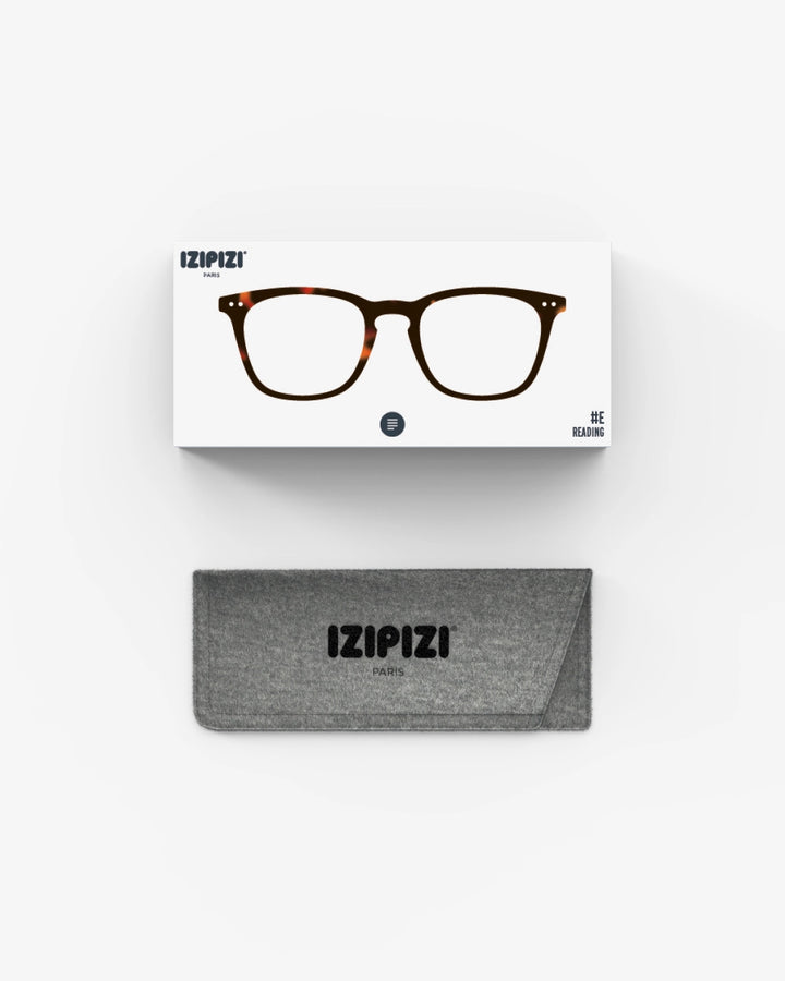 izipizi reading glasses shape E in tortoise boxed