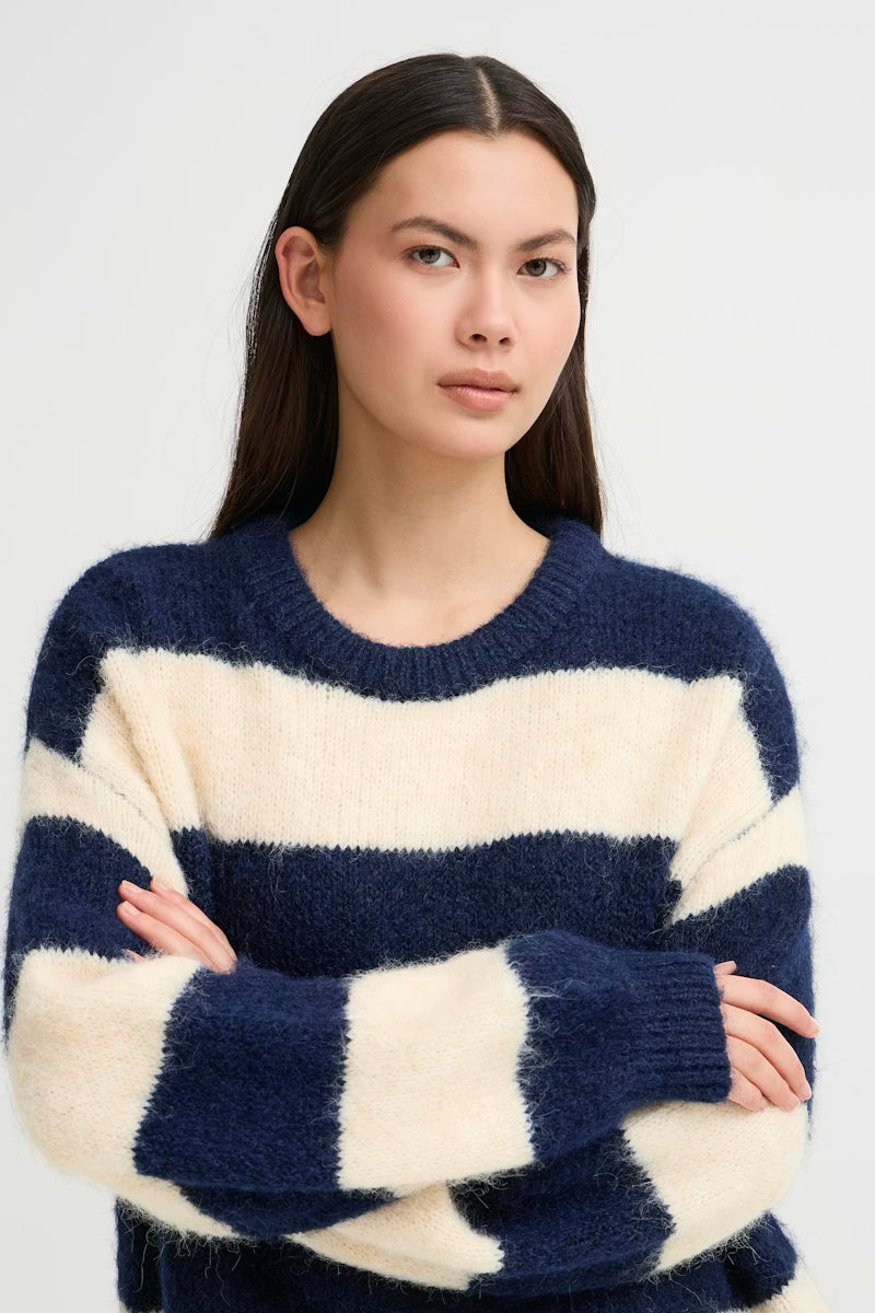 Ihdayana Jumper / Patriot Blue Stripe - Domestic Science Home